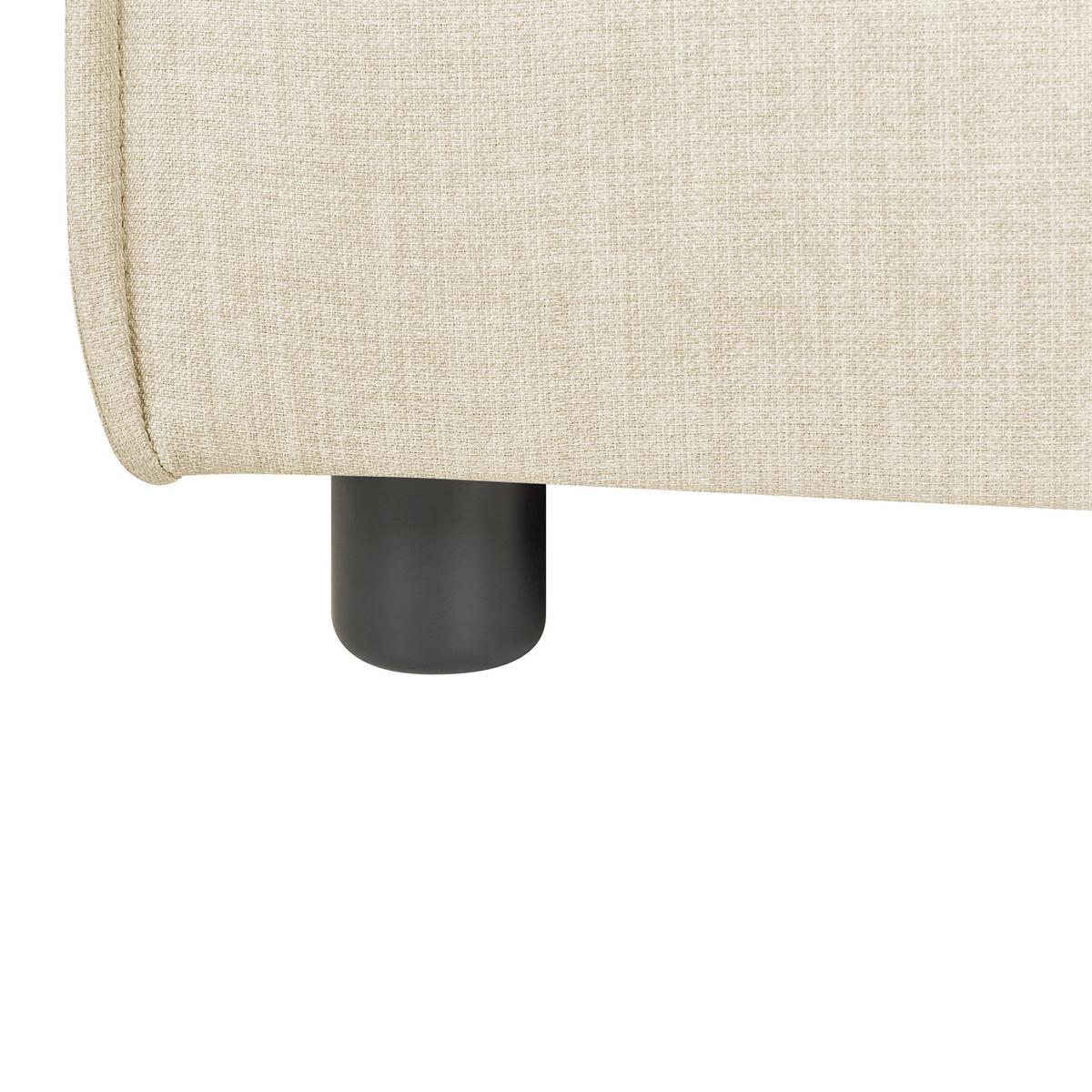 OTTOMANE Aprica 88/88/43 cm - Beige, Textil (88/43/88cm) - Beliani