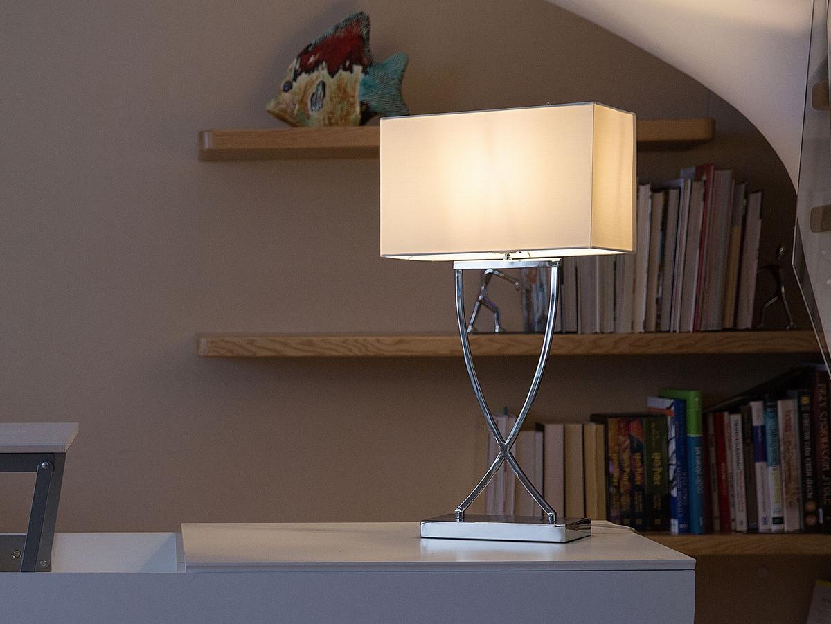 TISCHLAMPE Yasuni 20/32/63 cm - Weiß, Metall (20/32/63cm) - Beliani