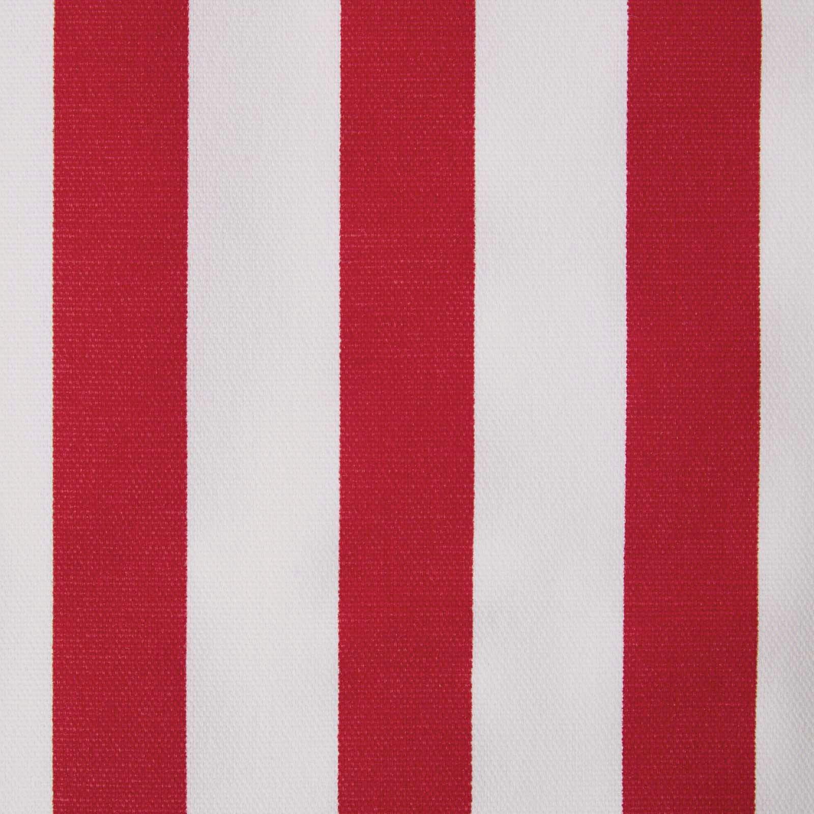 BAUMWOLLSTOFF Meterware rot-weiß gestreift, 150 cm - Rot, Textil (150/100cm) - Homescapes