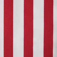 BAUMWOLLSTOFF Meterware rot-weiß gestreift, 150 cm - Rot, Textil (150/100cm) - Homescapes