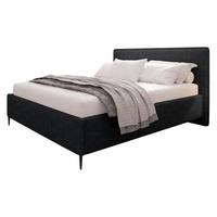 POLSTERBETT Puretta - Anthrazit/Schwarz, Holzwerkstoff/Textil (160/200cm) - MIRJAN24