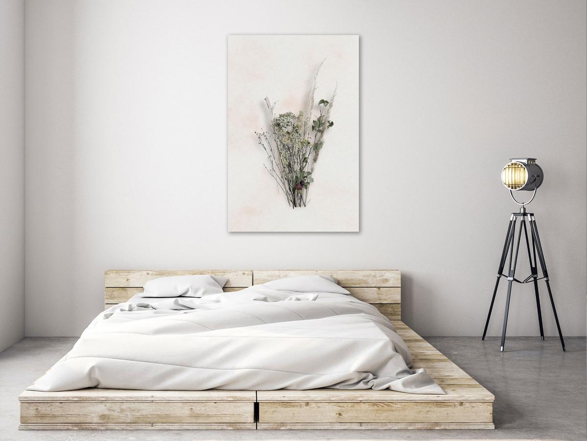 KUNSTDRUCK Grau 40/60 cm - Grau/Grün, Textil (40/60cm) - KUNSTLOFT
