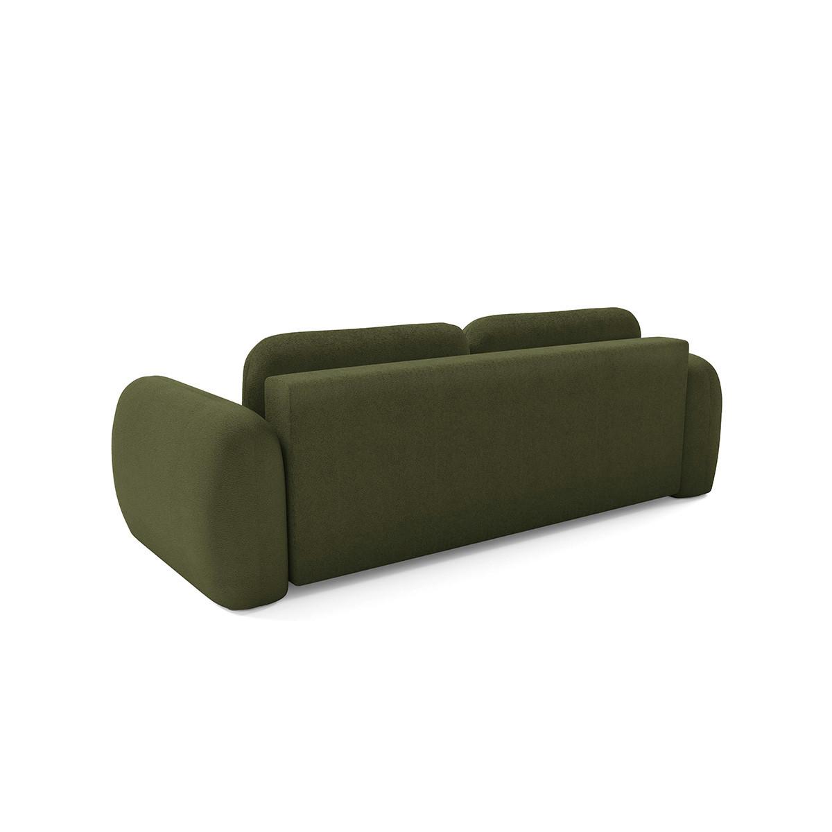 SOFA Livio 3 Sitzplätze Grün - Grün, Holz (270/95/121cm) - Petits-meubles