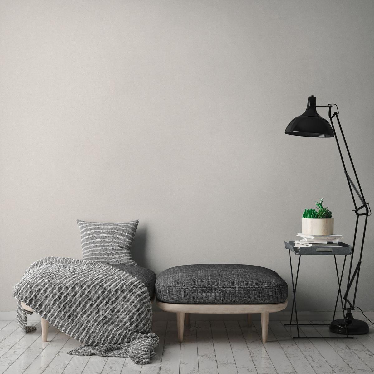 VLIESTAPETE Weiß 53/1005 cm - Beige, Textil (53/1cm) - KUNSTLOFT