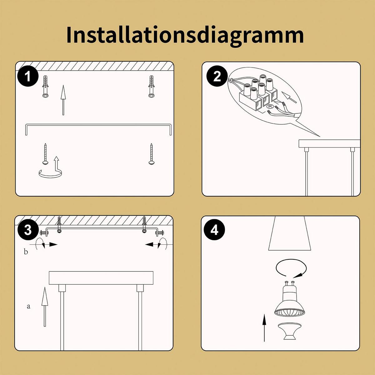 PENDELLEUCHTE Aurora 70/7/160 cm - Goldfarben, Metall (70/7/160cm) - ZMH
