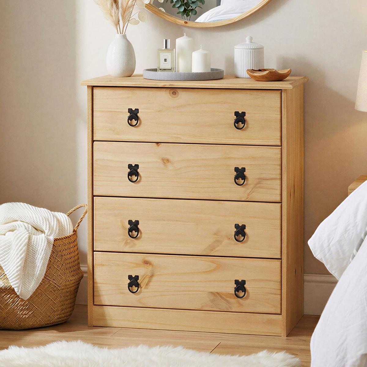 KOMMODE BARRIO natur - Naturfarben, Holz (71/72/34cm) - CARO-Möbel