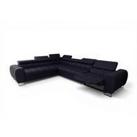 ECKSOFA Bastien Relax - Dunkelblau, Holzwerkstoff/Textil (260/330cm) - Fun Möbel