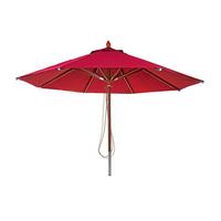 GASTRONOMIE SONNENSCHIRM RUND Bordeaux - Bordeaux, Holz (400/400cm) - MCW