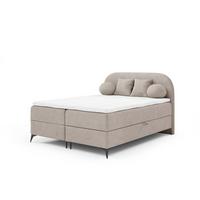 BOXBETT Gorgia - Creme, Holzwerkstoff/Textil (180/200cm) - Fun Möbel