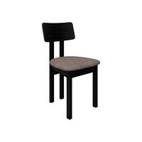 ESSZIMMERSTUHL Divo II - Hellbraun/Schwarz, Holz/Textil (47/85/48cm) - MIRJAN24