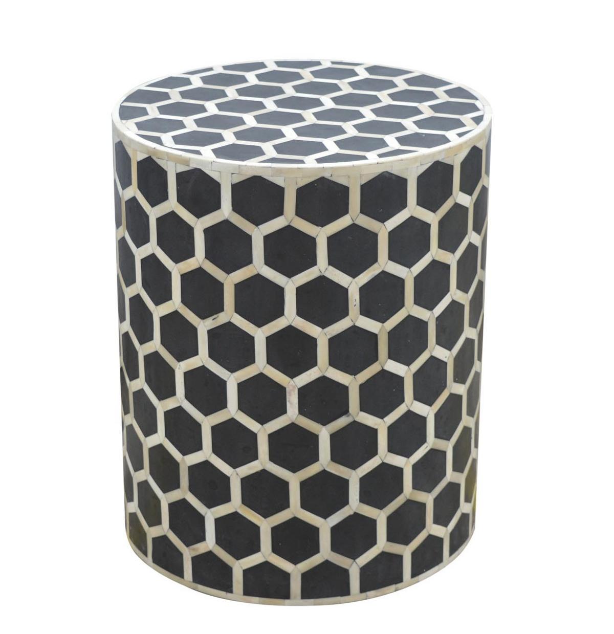 HOCKER aus Massivholz, Beistellhocker - Braun, Holz (46/57/46cm) - Artisan Furniture