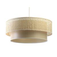 HÄNGELEUCHTE Beige 50/20 cm - Beige, Kunststoff (50/1/20cm) - ONZENO