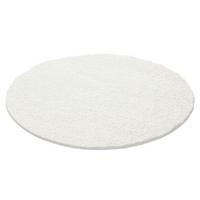 HOCHFLORTEPPICH RHEIN, einfarbig, aus Polypropylen, Creme, Ø 200 cm - Beige, Textil (200/200cm) - KADIMA DESIGN