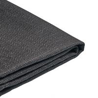 BETTRAHMENBEZUG 140/200 cm Schwarz Fitou - Schwarz, Textil (150/214cm) - Beliani