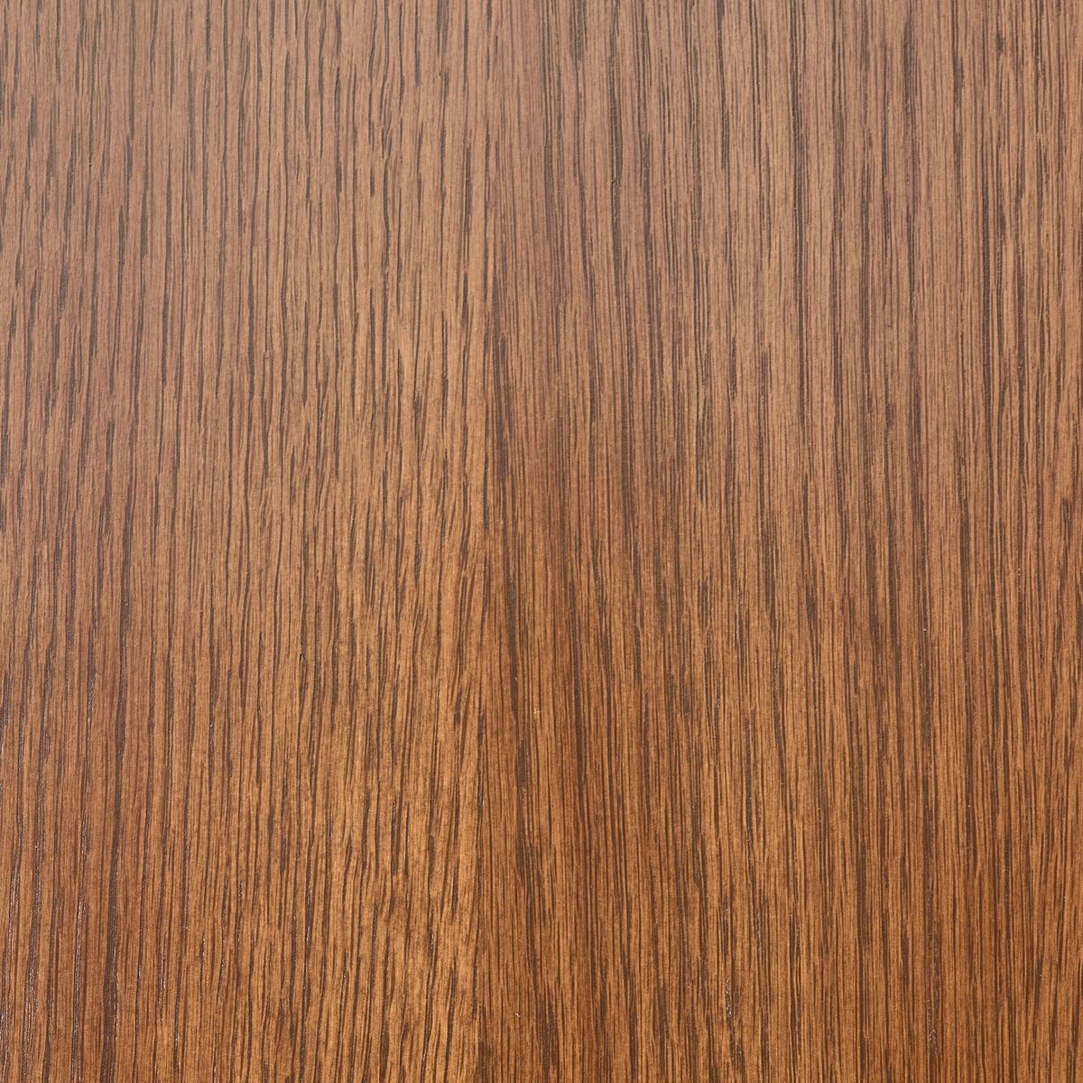 ESSTISCH Dunkle Eiche 140/140 cm Huntley - Dunkelbraun, Holzwerkstoff (140/140/75cm) - Beliani