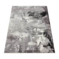 KURZFLORTEPPICH, abstrakt, aus Polypropylen, Florhöhe 12 mm, Hellgrau, 120 x 170 cm - Grau, Textil (170/120cm) - KADIMA DESIGN
