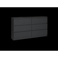 KOMMODE Schwarz 138/77/40 - Schwarz, Holzwerkstoff (138/77/40cm) - RAUMHIRSCH FURNITURE