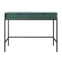SCHMINKTISCH Vellore Grün / Schwarz 104 cm - Schwarz/Grün, Holzwerkstoff/Metall (50/104/77cm) - Selsey