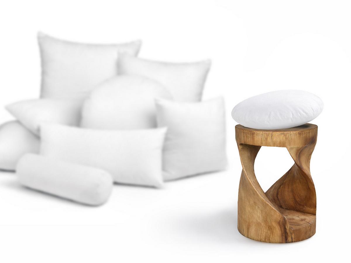 FEDERKISSEN Publik rund 40 cm Ø - Creme, Textil (40/40cm) - beties Heimtextil