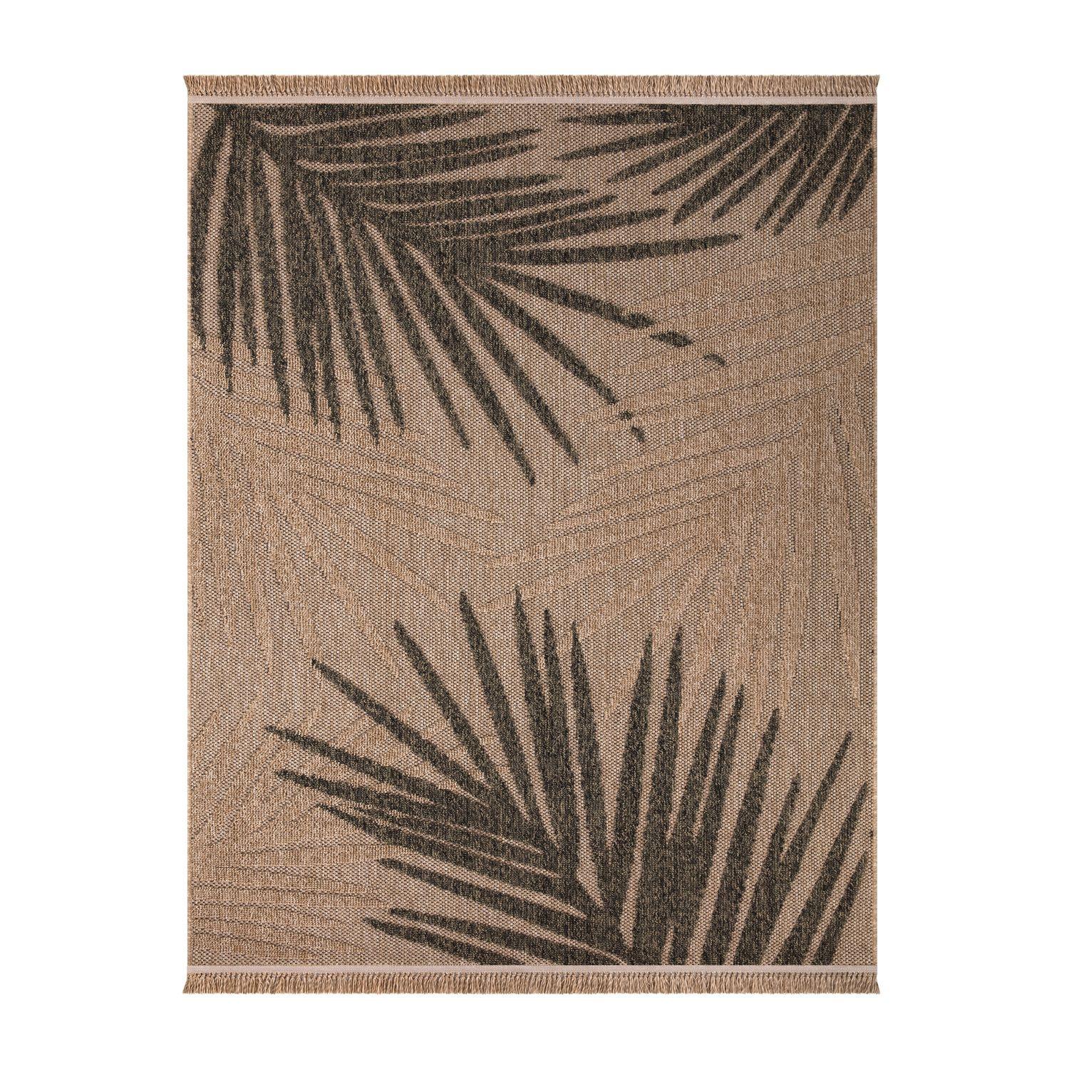 OUTDOORTEPPICH Blatt Beige 200 x 280 cm - Beige, Kunststoff (200/280cm) - TT Home