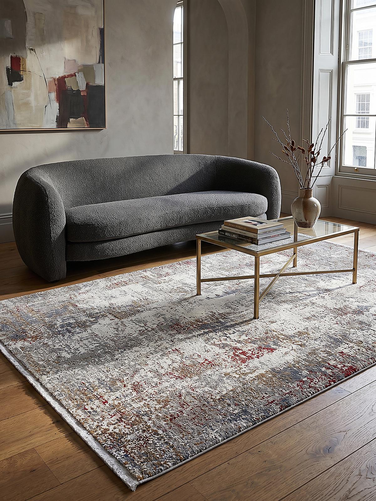 KURZFLORTEPPICH Vintage VARA Polyester Mehrfarbig 200 x 290 cm - Multicolor, Textil (200/290cm) - KADIMA DESIGN