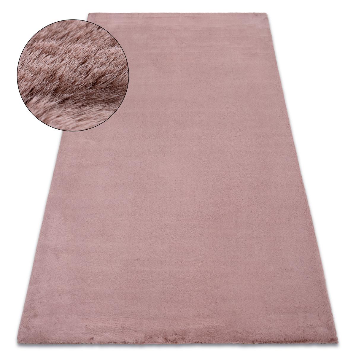 TEPPICH Bunny 160/220 cm - Pink, Textil (160/220cm) - rugsX