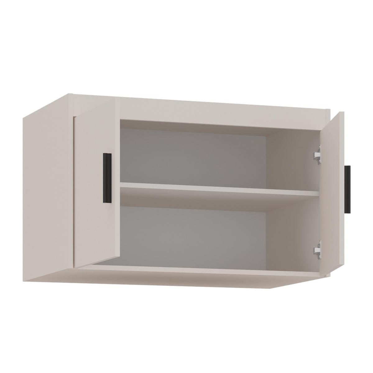 AUFSATZSCHRANK Storicos Beige 89,7/55/53 cm - 2T Modern - Beige, Holzwerkstoff/Kunststoff (89.7/55/53cm) - AX Living