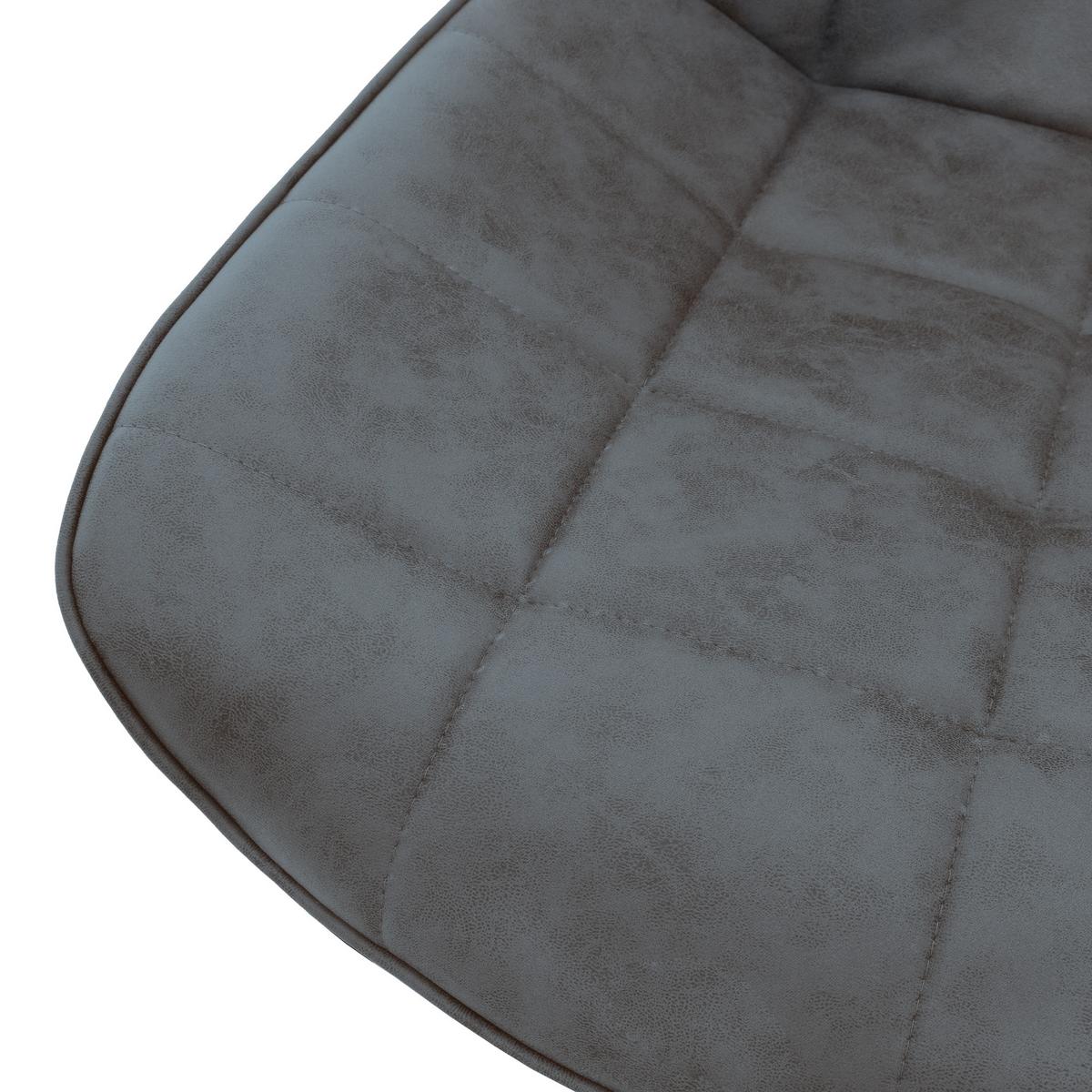 BÜROSTUHL Kunstleder anthrazit - Anthrazit/Schwarz, Textil/Metall (53/97/60cm) - ML-DESIGN