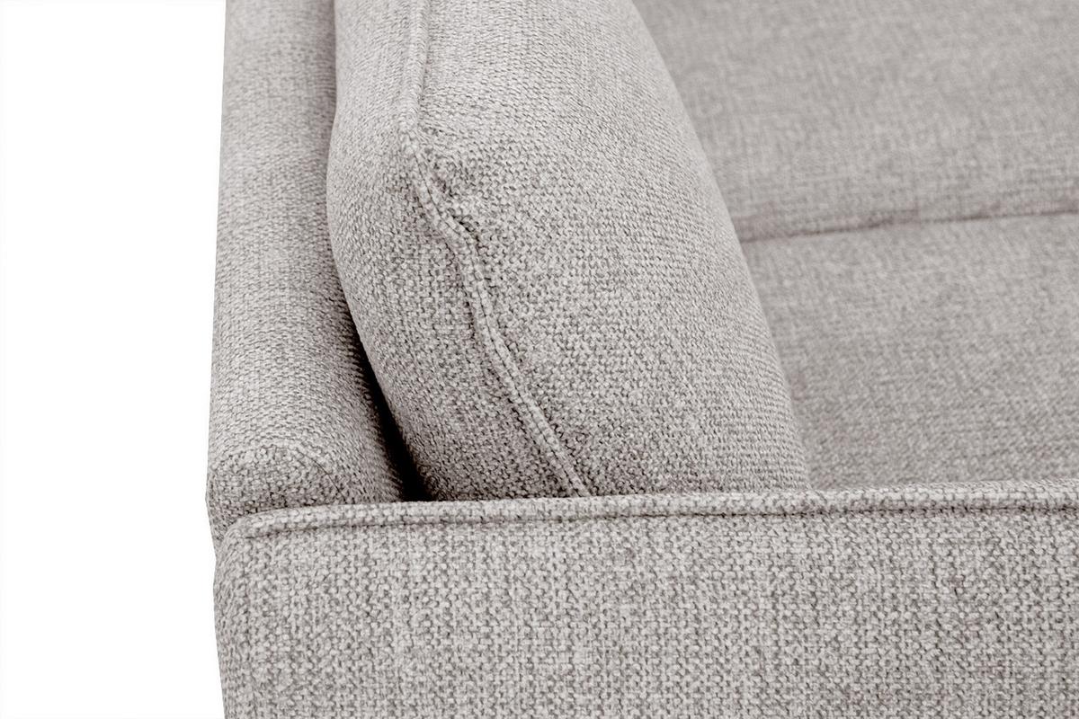 ECKSOFA HOSTEN 4-Sitzer, beige - Beige/Schwarz, Holzwerkstoff/Textil (269/158cm) - Wozimo