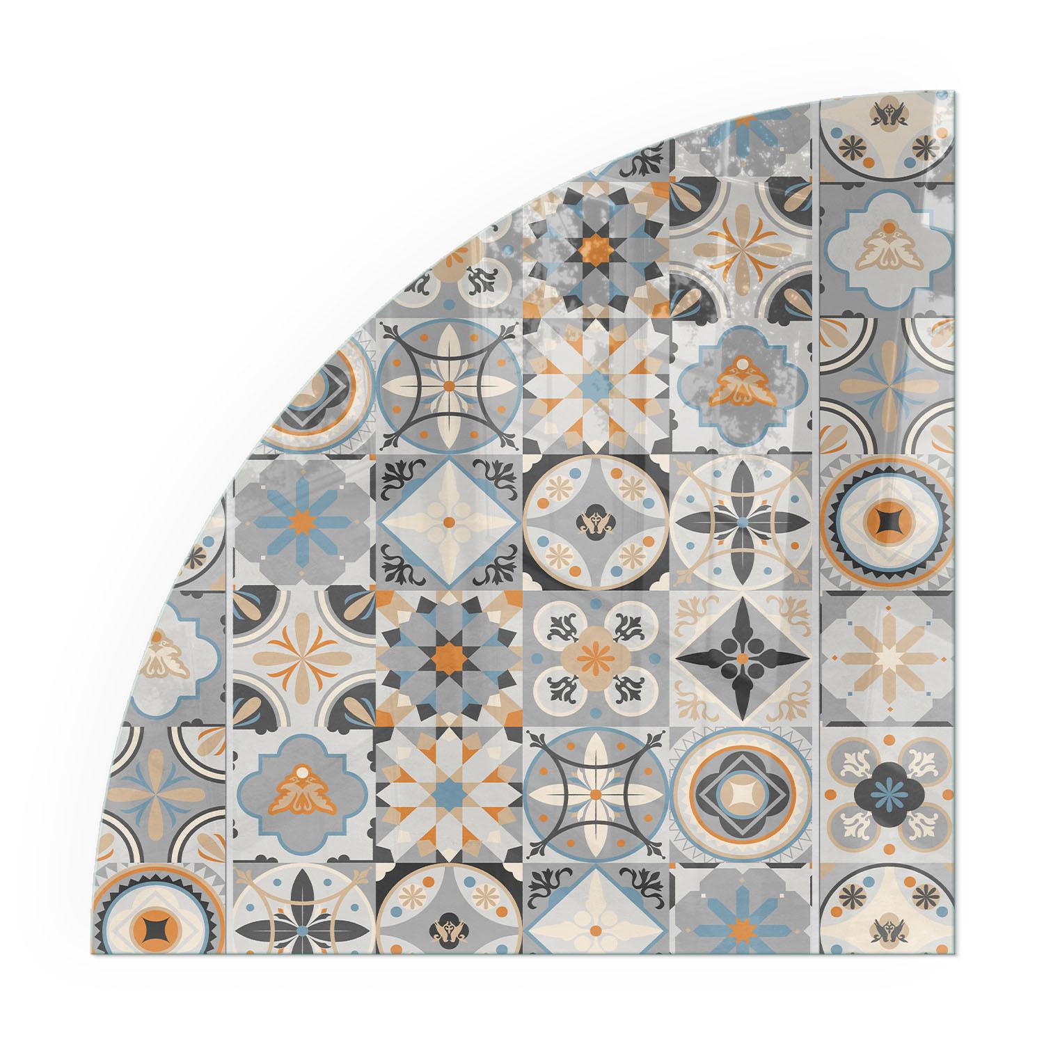 GLASPLATTE für Kamin 100x100 cm - Grau, Glas (100/100/0.4cm) - TULUP