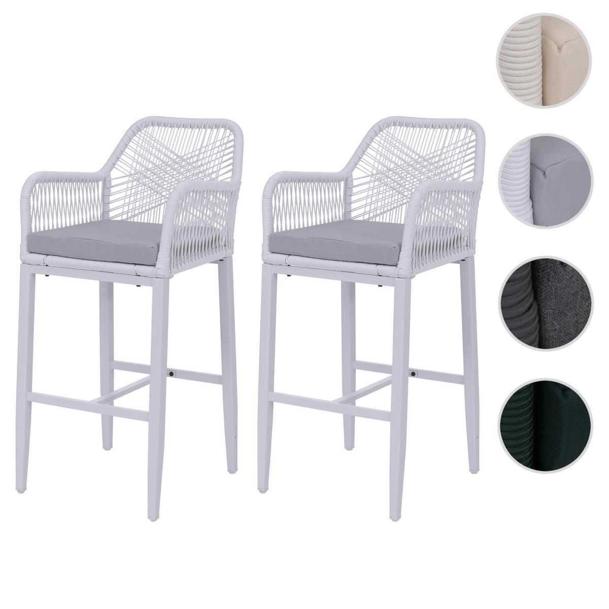 BARHOCKER Hellgrau - Hellgrau, Textil (51/105/60cm) - MCW