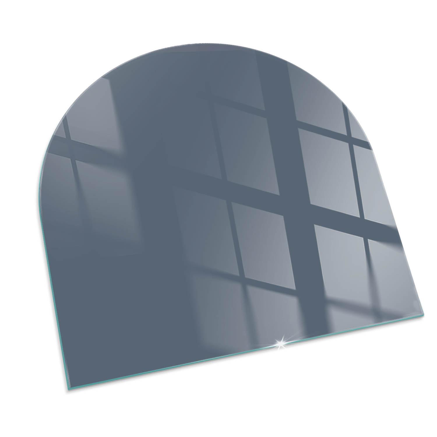 GLASPLATTE für Kamin 100x100 cm - Dunkelblau, Glas (100/100/0.4cm) - TULUP