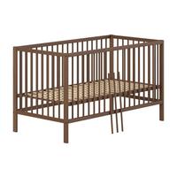 GITTERBETT Keira zum Juniorbett umbaubar Buche massiv nussbaum - Nussbaumfarben, Holz (70/140cm) - 58aufmkessel