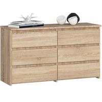 KOMMODE Eiche Sonoma 57/100/35 - Sonoma Eiche, Holzwerkstoff (100/57/35cm) - RAUMHIRSCH FURNITURE