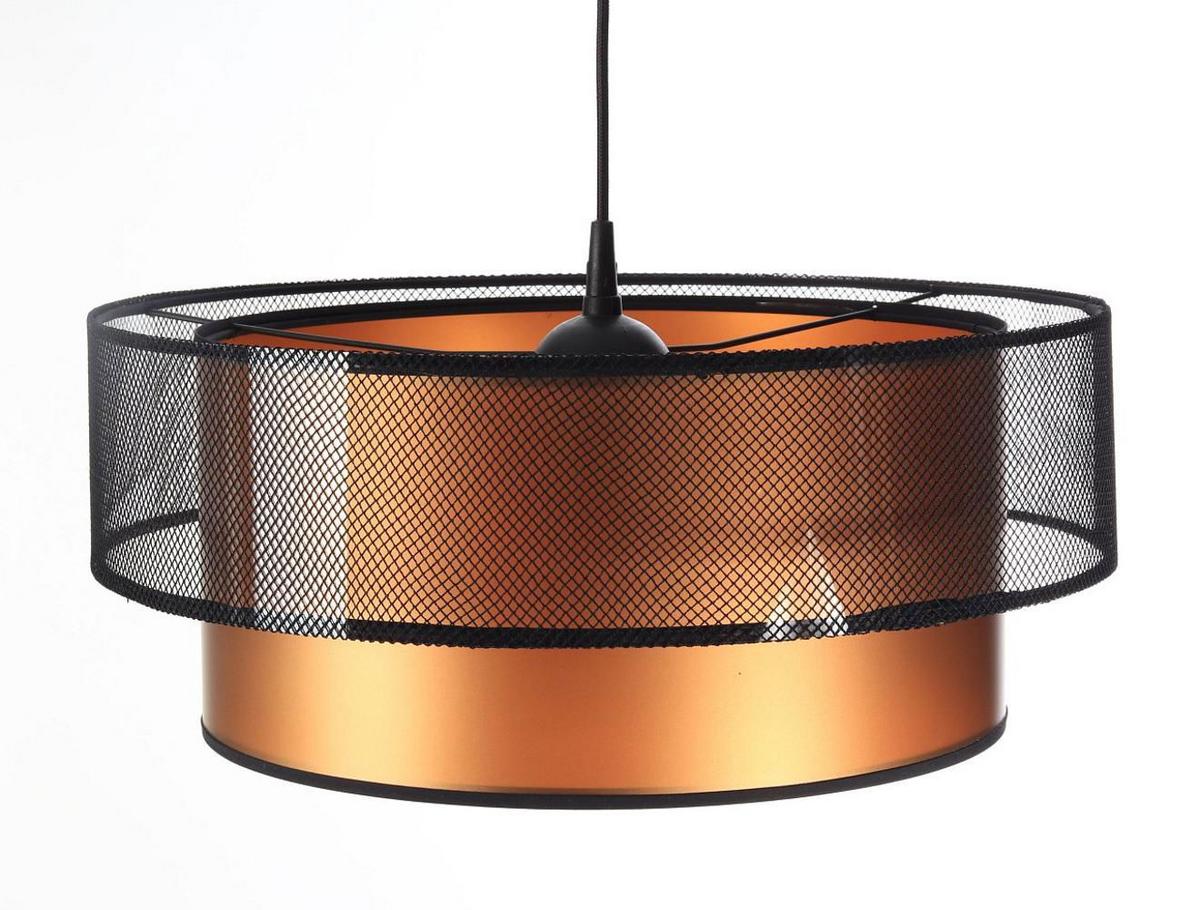 HÄNGELEUCHTE Kupfer 40/20 cm - Schwarz/Kupferfarben, Kunststoff (40/1/20cm) - ONZENO