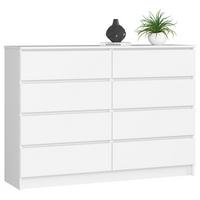 KOMMODE Weiß 99/138/40 - Weiß, Holzwerkstoff (138/99/40cm) - RAUMHIRSCH FURNITURE