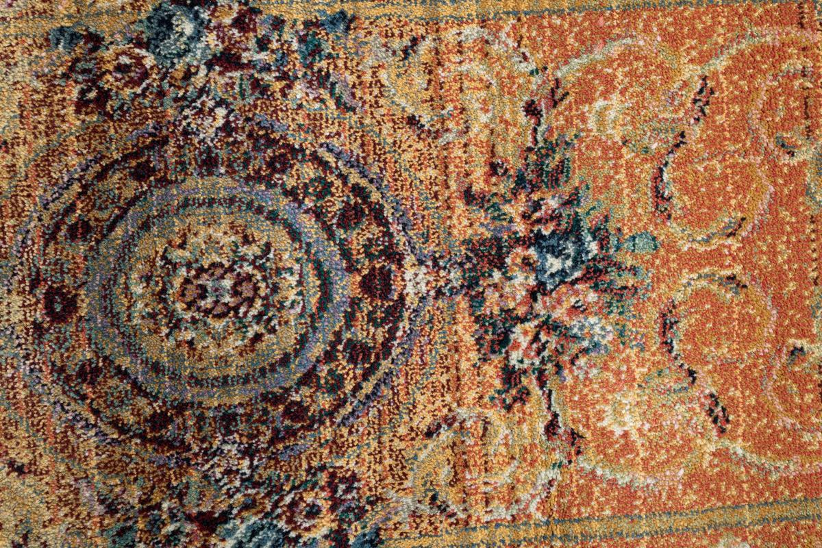 WEBTEPPICH Gabiro 856 68x235 cm - Rostfarben, Textil (68/235cm) - THEKO
