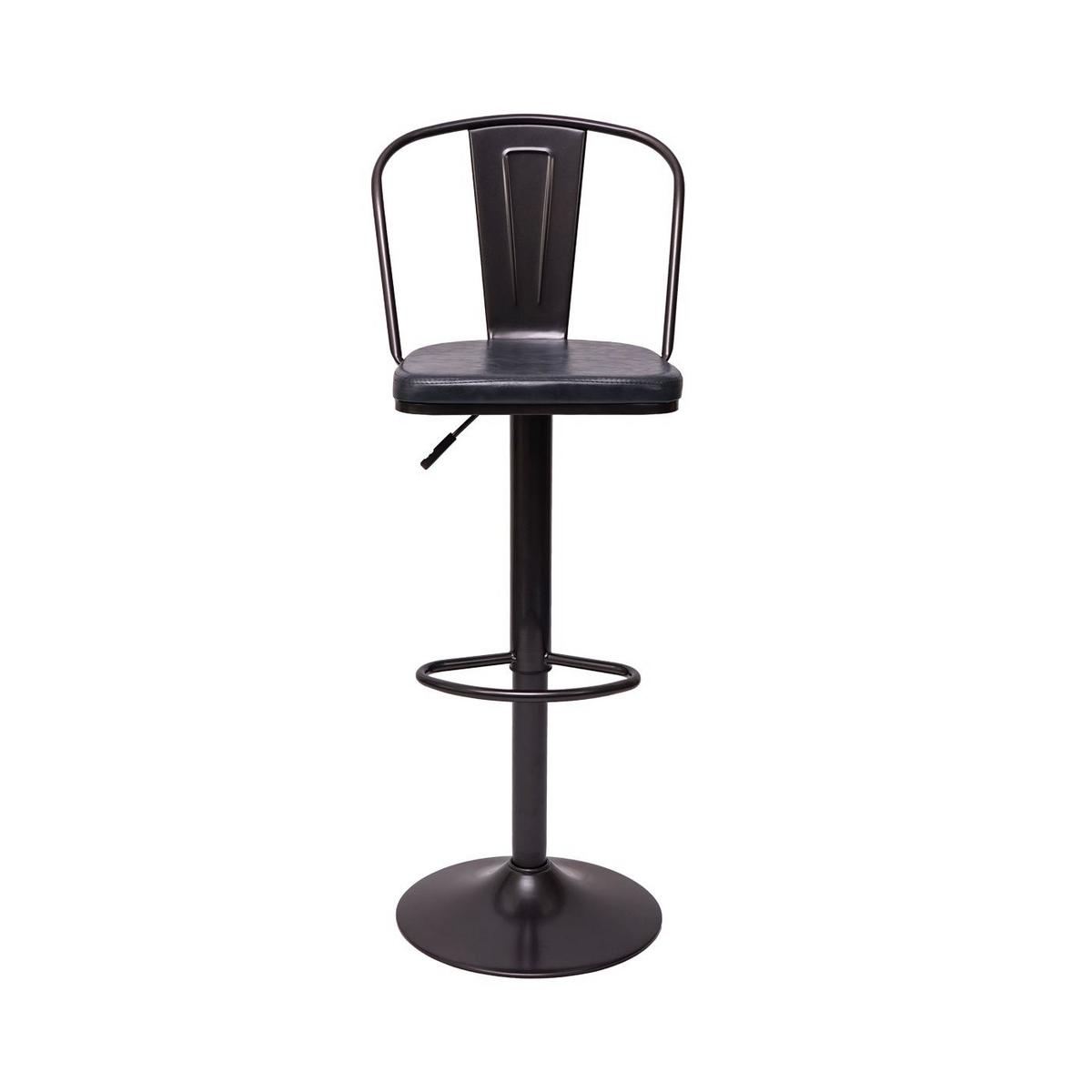 BARHOCKER H10A Schwarz, Grau 2er-Set - Schwarz/Grau, Textil (43/112/42cm) - MCW