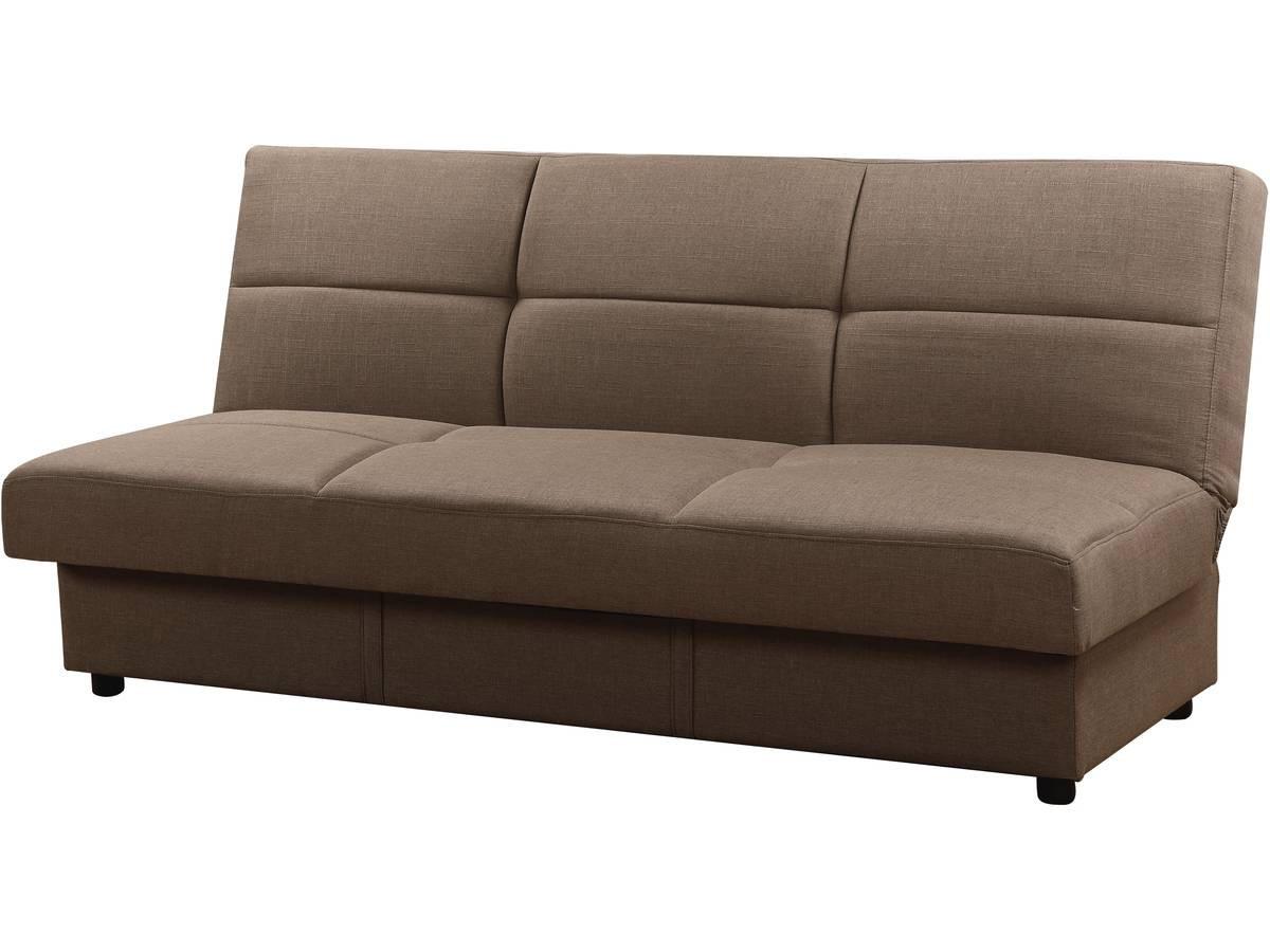 SCHLAFSOFA << CLIC CLAC >> & BZ enzo Taupe - Taupe, Textil (80/87/186cm) - Habitat Garten