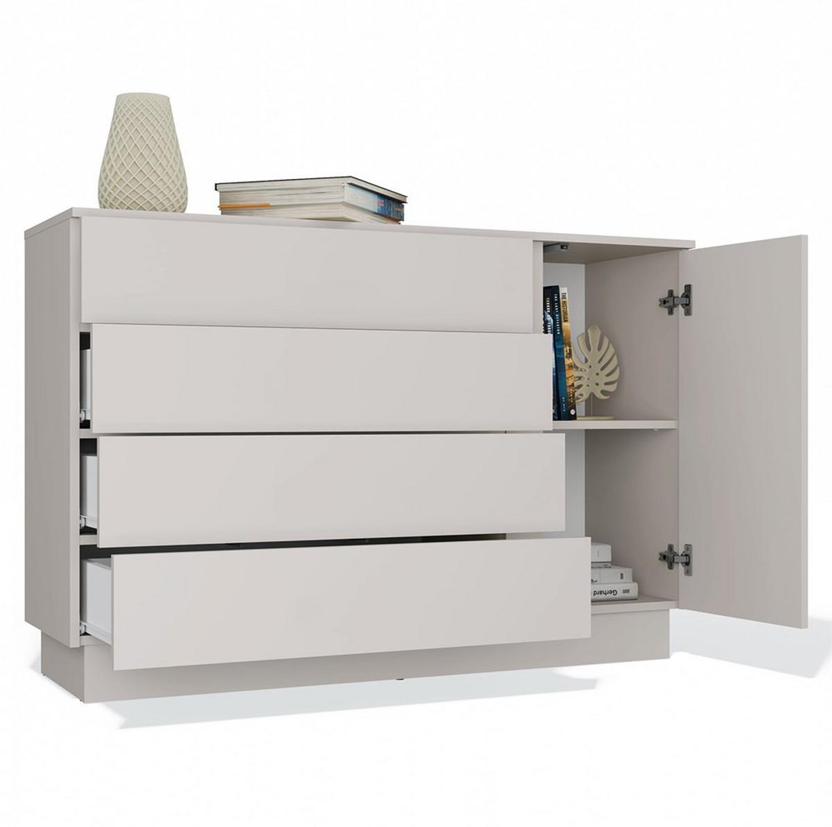KOMMODE Kaschmir 125/84/40 - Kaschmir, Holzwerkstoff (125/84/40cm) - RAUMHIRSCH FURNITURE