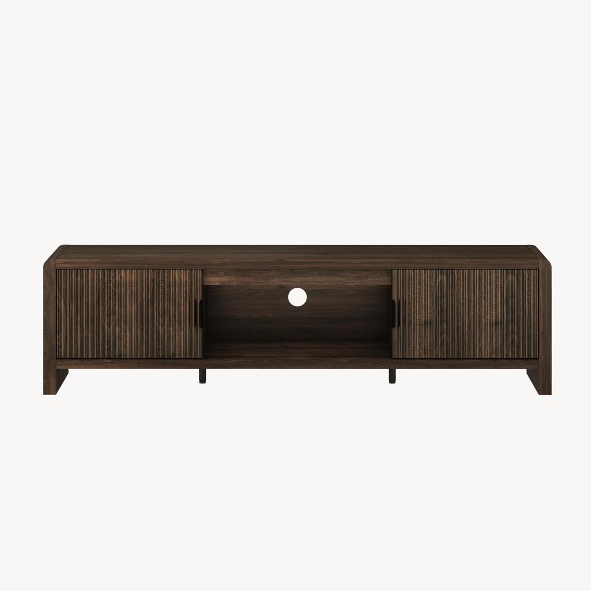 FERNSEHSCHRANK Lukkodso - Walnussfarben, Holzwerkstoff (150/40/40cm) - [en.casa]