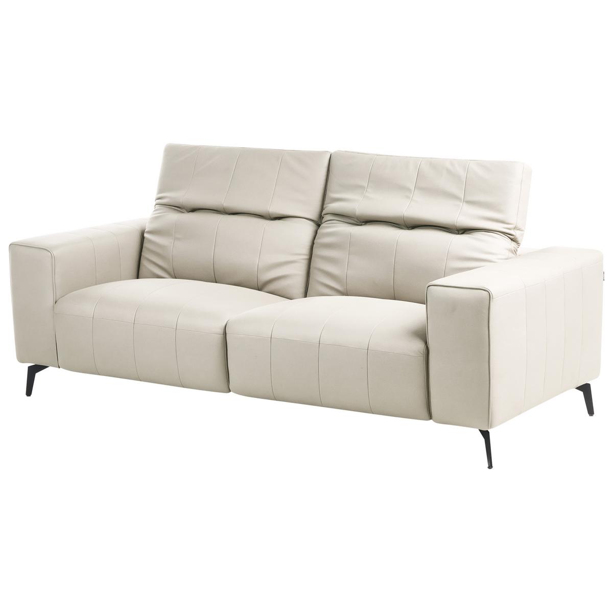 3-SITZER-SOFA Stoff Hellbeige Ommel - Beige, Textil (210/80/102cm) - Beliani