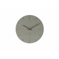 WANDUHR Design Grau 29/29 cm - Braun/Grau, Holzwerkstoff (29/29/0.9cm) - ONZENO