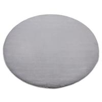 TEPPICH Bunny 120 cm - Grau, Textil (120/120cm) - rugsX