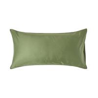 BIO-KISSENBEZUG Satin, Fadendichte 400 - Grün, Textil (50/90cm) - Homescapes