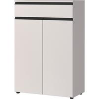 AKTENSCHRANK mit Schublade Soft-Close 81x120x40 cm Greige - Beige, Holzwerkstoff (81/120/40cm) - KADIMA DESIGN
