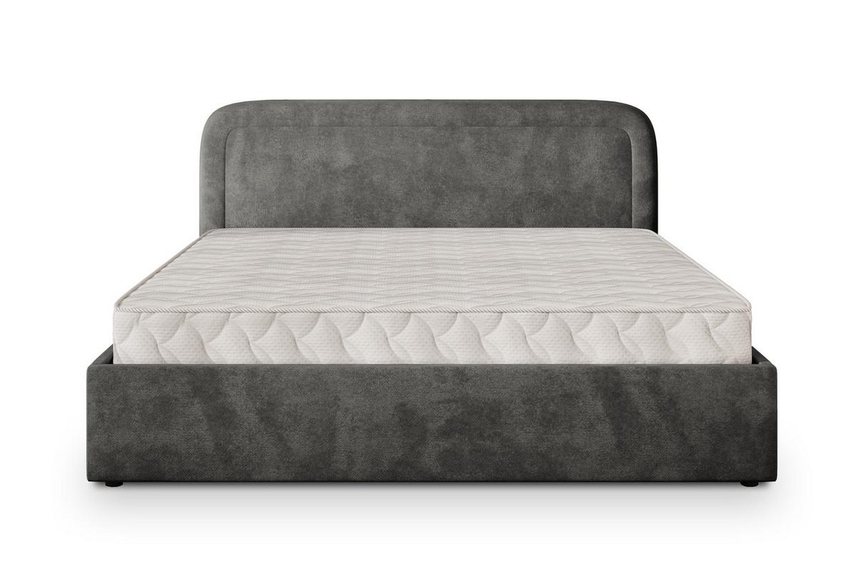 POLSTERBETT BENIRA K 120x200 cm mit Bettkästen - Grau - Grau, Holz/Textil - MASSENO