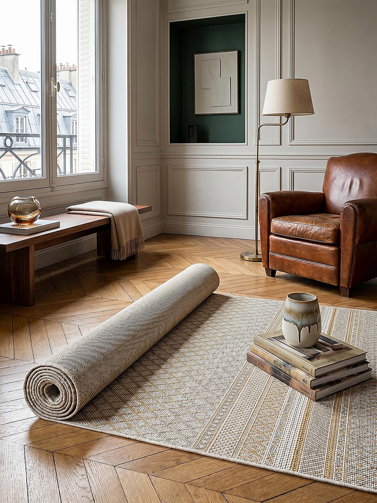 TEPPICHLÄUFER Berber ESERA Polypropylen Beige 80 x 150 cm - Beige, Textil (80/150cm) - KADIMA DESIGN