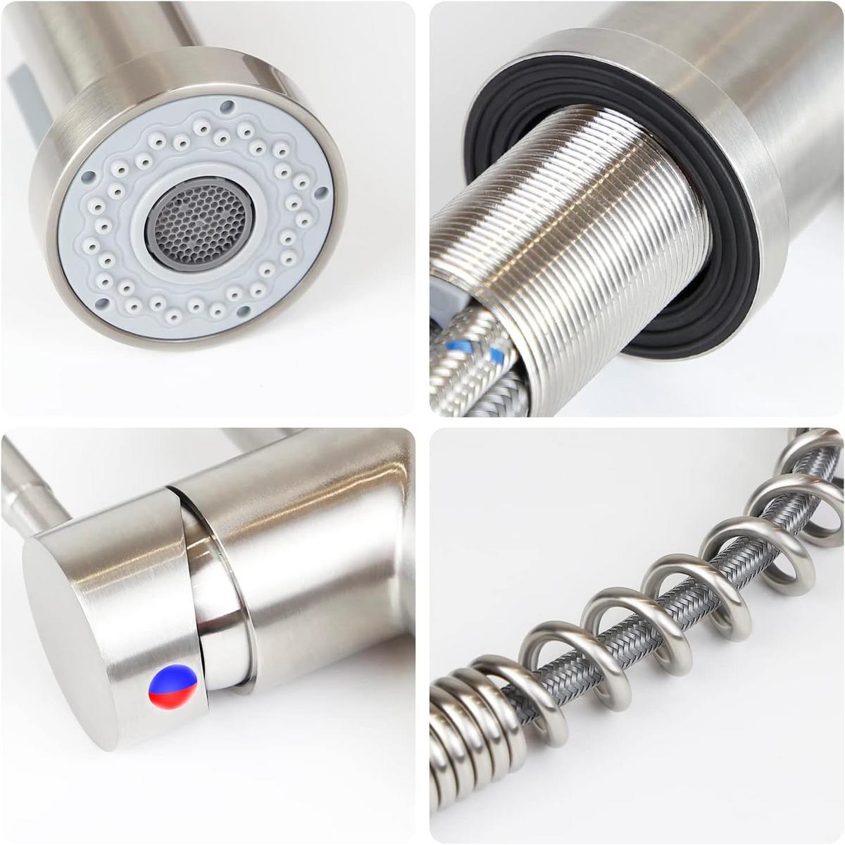KÜCHENARMATUR Flurinj 24/5/5.5 cm - Silberfarben, Metall (5/55/24cm) - ZMH