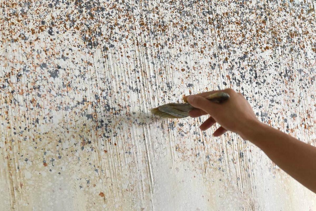 ÖLGEMÄLDE 120/80 cm - Blau/Beige, Holz/Textil (120/80cm) - KUNSTLOFT